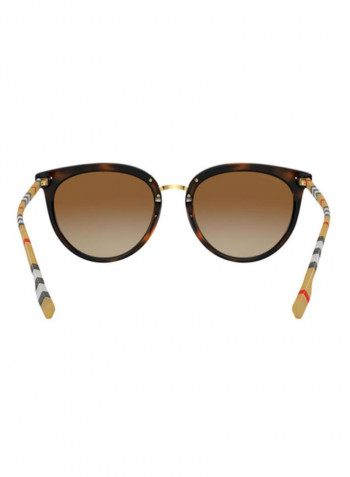 Women's Full Rim Round Sunglasses - Lens Size: 54 mm