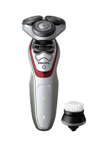 Shaver Series 5000 Wet And Dry Electric Shaver Silver/Red/Black