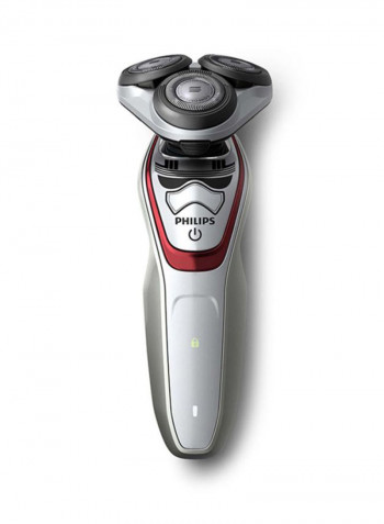 Shaver Series 5000 Wet And Dry Electric Shaver Silver/Red/Black