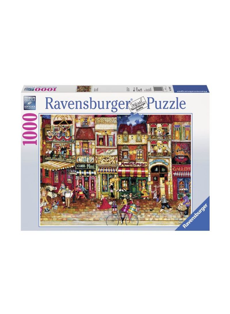 1000-Piece Streets Of France Jigsaw Puzzle Set 19408