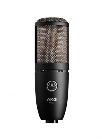 High-Performance Large Diaphragm Microphone P220 Black