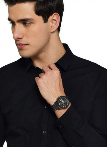 Men's Stainless Steel Analog Watch EFR-543BK-1A9VUDF