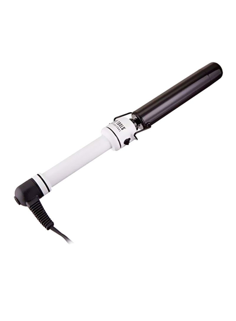 Professional Flipperless Curling Wand Black/White 1.25inch