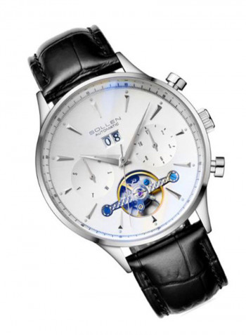 Men's Leather Analog Watch LEN67907