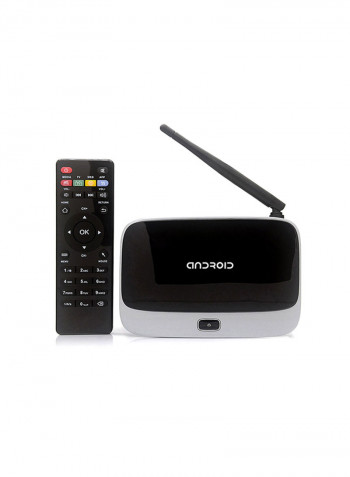 Q7 4K Smart TV Box V763 black
