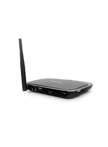 Q7 4K Smart TV Box V763 black