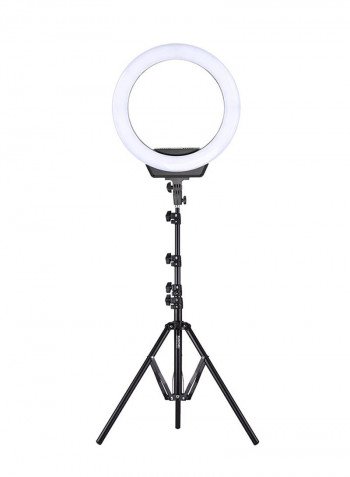 Dimmable Ring Video Light Kit 16inch Black