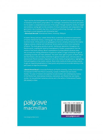 Islamic History And Law Hardcover