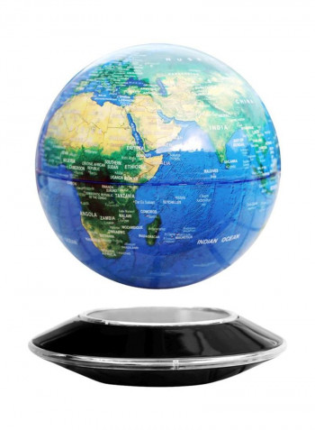 Led Magnetic Levitation Floating Globe أزرق/أسود/أخضر