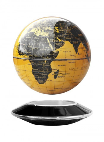 Magnetic Levitation Anti-Gravity  Floating Globe Gold/Black/Clear