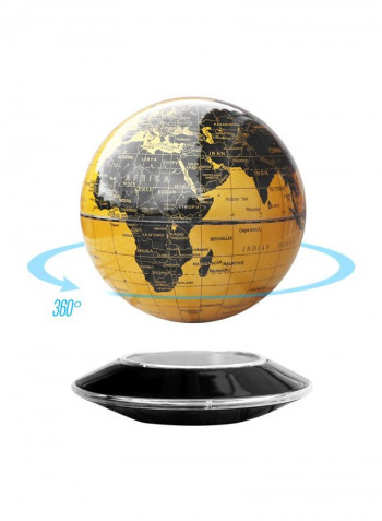Magnetic Levitation Anti-Gravity  Floating Globe Gold/Black/Clear