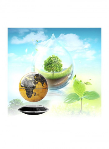 Magnetic Levitation Anti-Gravity  Floating Globe Gold/Black/Clear