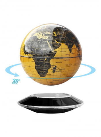 Magnetic Levitation Floating Globe Gold/Black