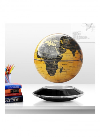 Magnetic Levitation Floating Globe Gold/Black