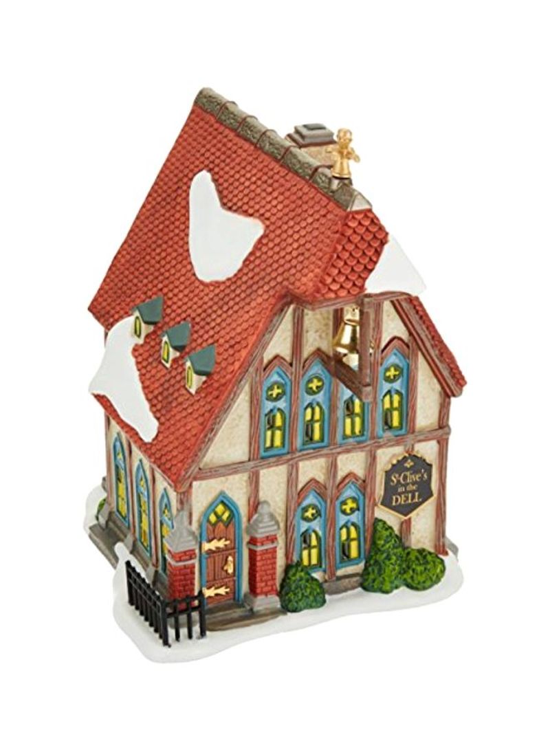 Dell Lit House Figurine Multicolour