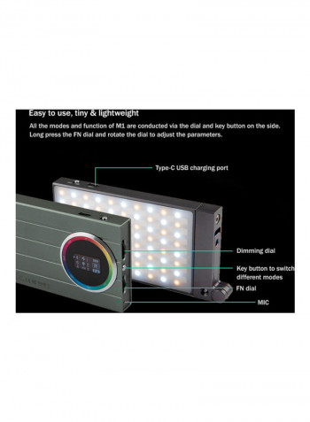 M1 RGB Mini Creative LED Light Green