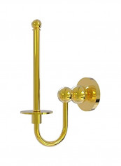 Upright Tissue Toilet Paper Holder Gold
