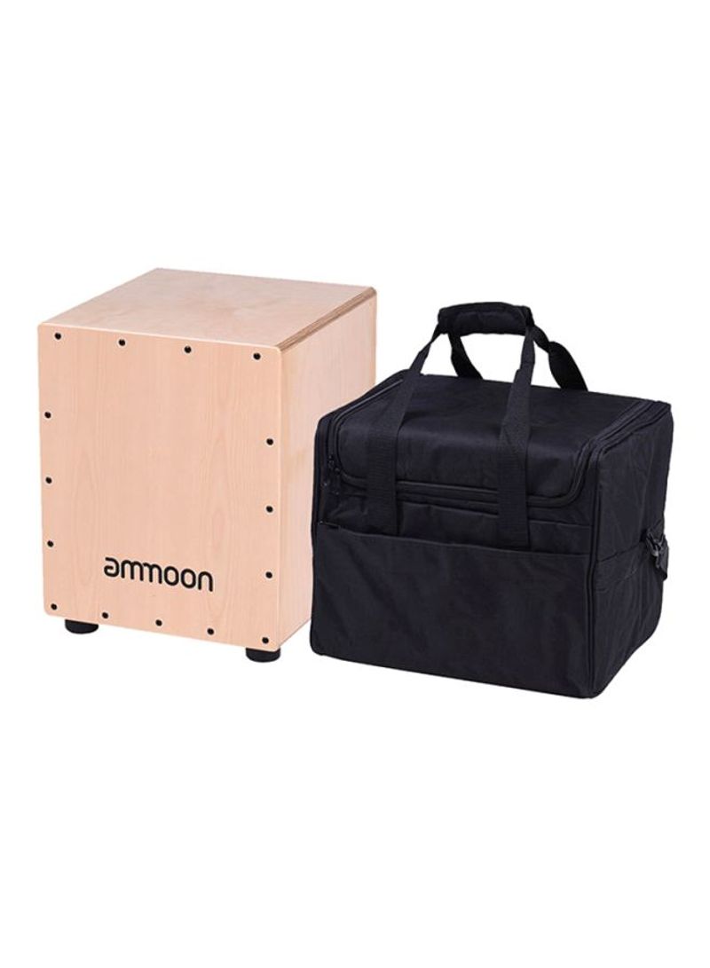 Wooden Cajon Box Percussion With Bag