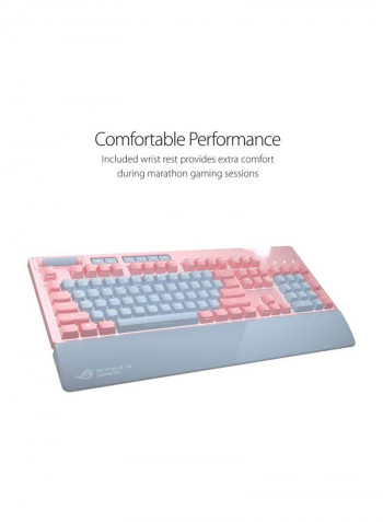 ROG Strix Flare Gaming Keyboard Pink/Grey/Blue