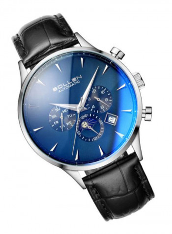 Men's Leather Chronograph Watch LEN67952