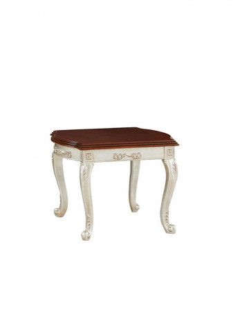 Hamilton End Table Brown/Beige 80x80x60cm