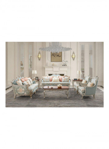 Hamilton End Table Brown/Beige 80x80x60cm