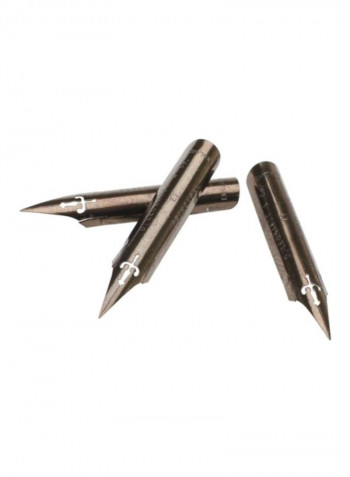 24-Piece Bronze Principal Nib Brown/Silver/Black