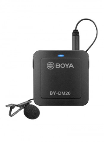 Dual Head Detachable Lavalier Lapel Microphone Kit DD1623 Black