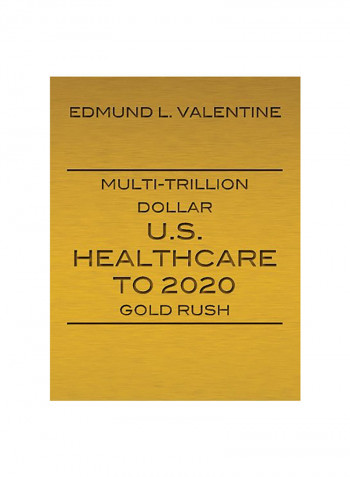 Multi-Trillion Dollar U.S. Healthcare To 2020 Gold Rush Paperback English by Edmund L. Valentine