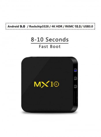 MX10 Wifi TV Box XD4644906 Black