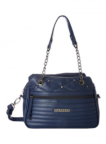 Polyester Blend Shoulder Bag SLPEPSMNVY Blue