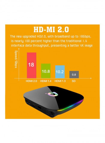 Q Plus Android TV Box XD4823006 Black