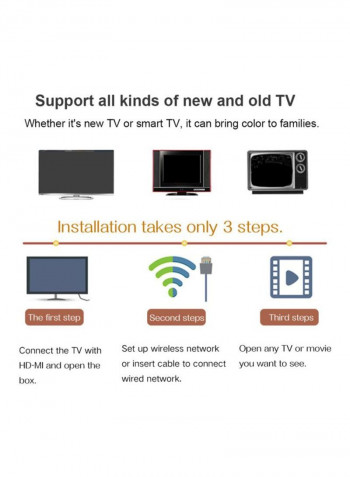 Q Plus Android TV Box XD4823006 Black