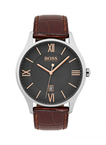 Men's Classic Governor Water Resistance Analog Watch 1513484