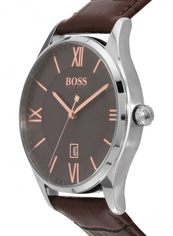 Men's Classic Governor Water Resistance Analog Watch 1513484