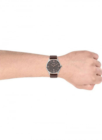 Men's Classic Governor Water Resistance Analog Watch 1513484