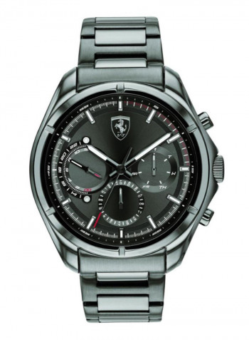 Men's Speed Racer Water Resistance Stainless Steel Chronograph Watch 830754