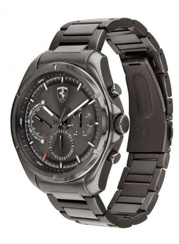 Men's Speed Racer Water Resistance Stainless Steel Chronograph Watch 830754
