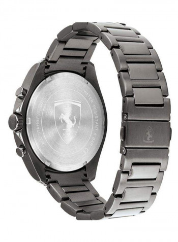 Men's Speed Racer Water Resistance Stainless Steel Chronograph Watch 830754