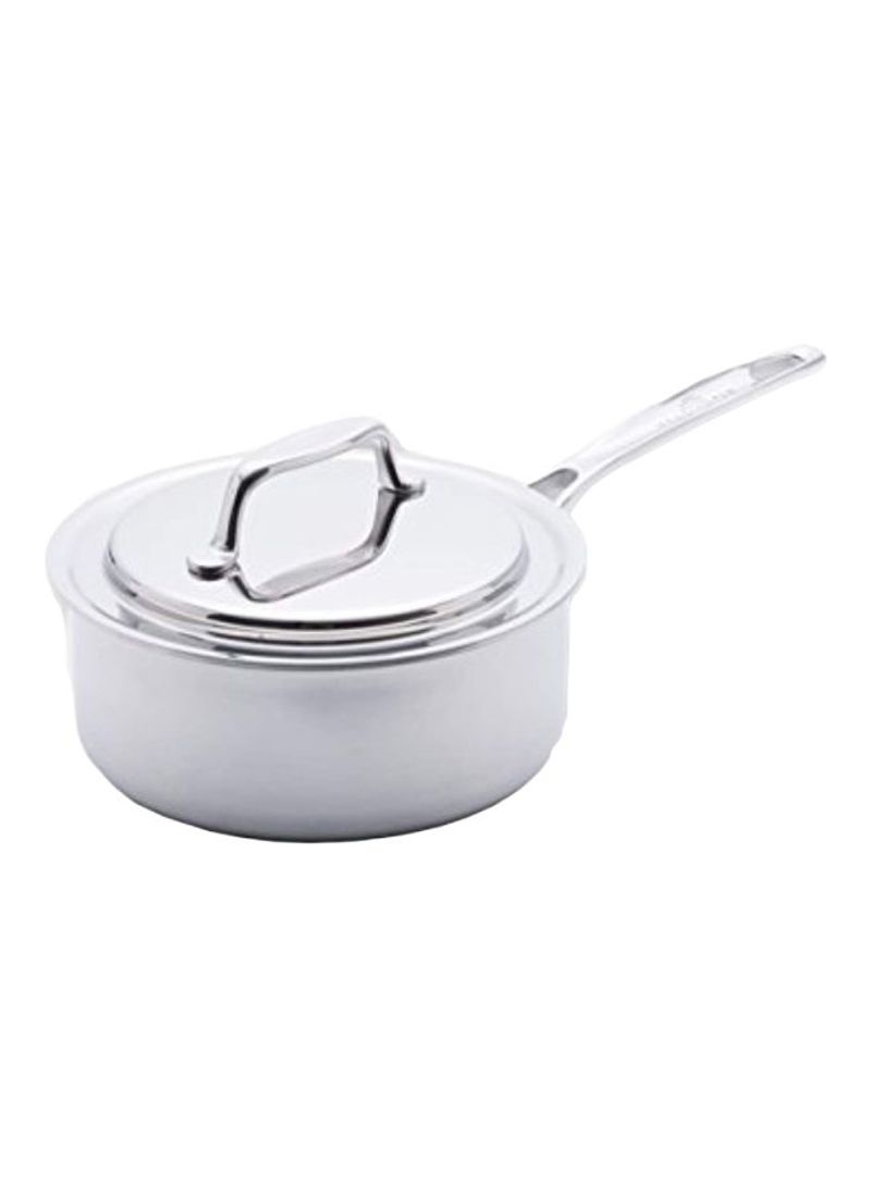 Sauce Pan With Lid Silver