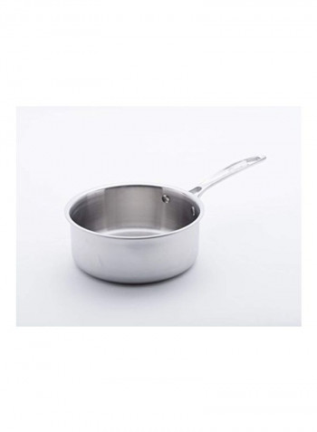 Sauce Pan With Lid Silver