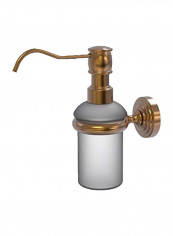 Waverly Place Collection Soap Dispenser White/Gold 5ounce