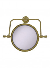 Retro Dot Collection Wall Mounted Make-Up Mirror Clear/Gold 8x7x8inch