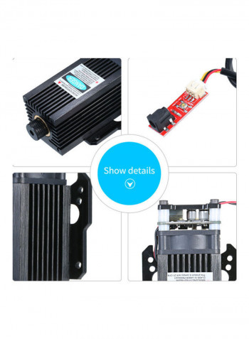 Engraving Machine Laser Head Module Black 15cm