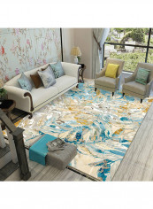 Bohemia Durable Plant Printed Carpet Multicolour 120x160centimeter