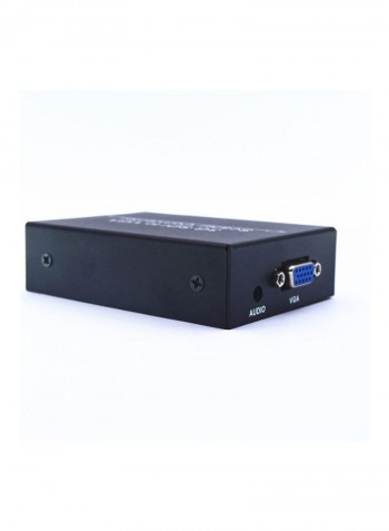 SDI To VGA With SDI Durable Loop Output Converter Black