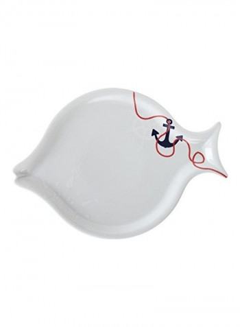 Marine Oyster Plate White