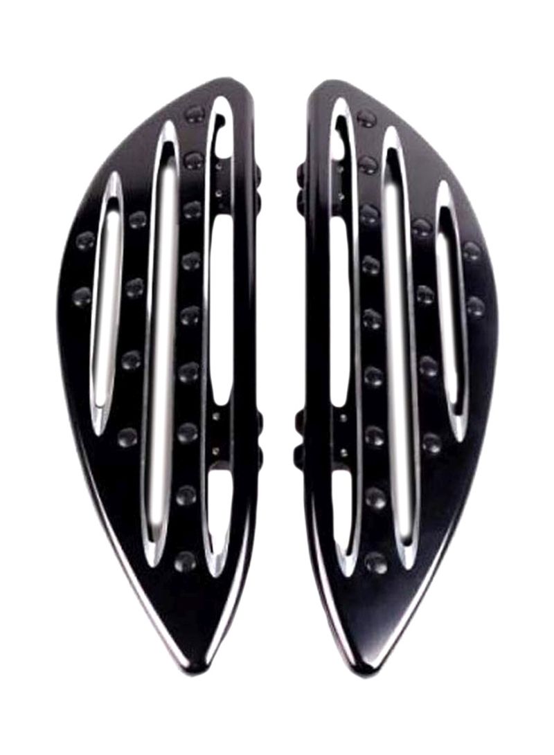 2-Piece Deep Cut Driver Floorboard For Touring Harley Davidson Motorcycle