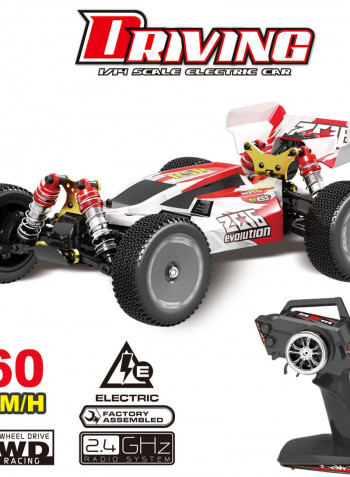 144001 1/14 1500mAh Battery 60km/h 2.4GHz High Speed Off-Road Drift Car With 2 Batteries 41.5cm