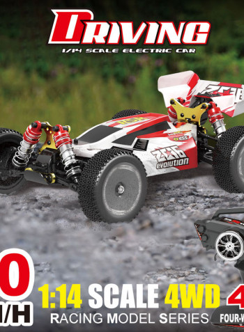 144001 1/14 1500mAh Battery 60km/h 2.4GHz High Speed Off-Road Drift Car With 2 Batteries 41.5cm